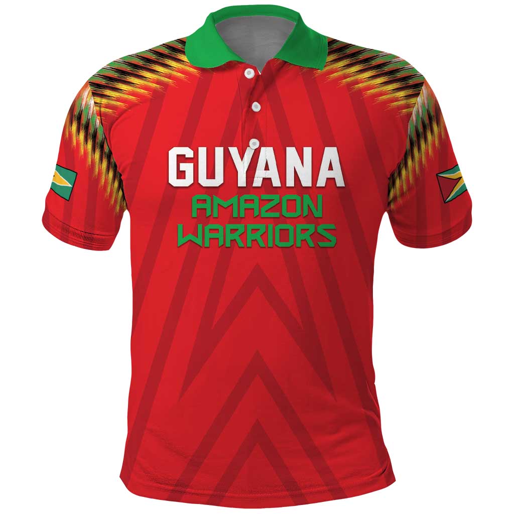 Custom Guyana Cricket Polo Shirt Go Amazon Warriors LT05