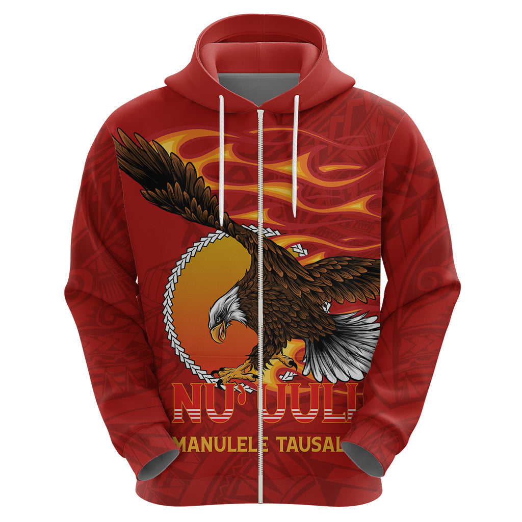 American Samoa Hoodie Nuuuli Manulele Tausala Eagle LT12