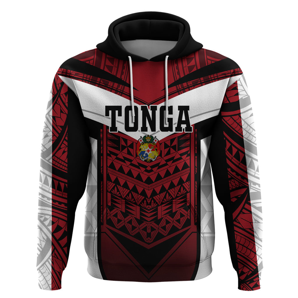 Tonga Polynesian Zip Hoodie - Tongan Pattern