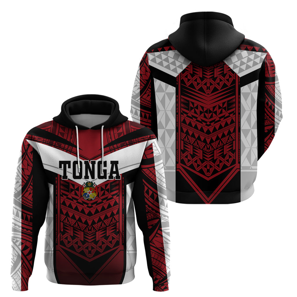 Tonga Polynesian Zip Hoodie - Tongan Pattern