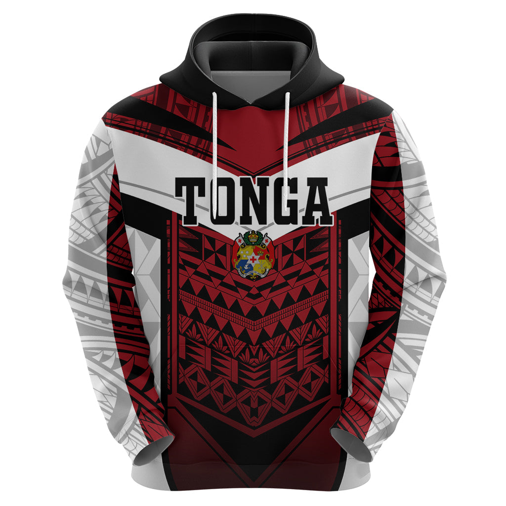 Tonga Polynesian Zip Hoodie - Tongan Pattern