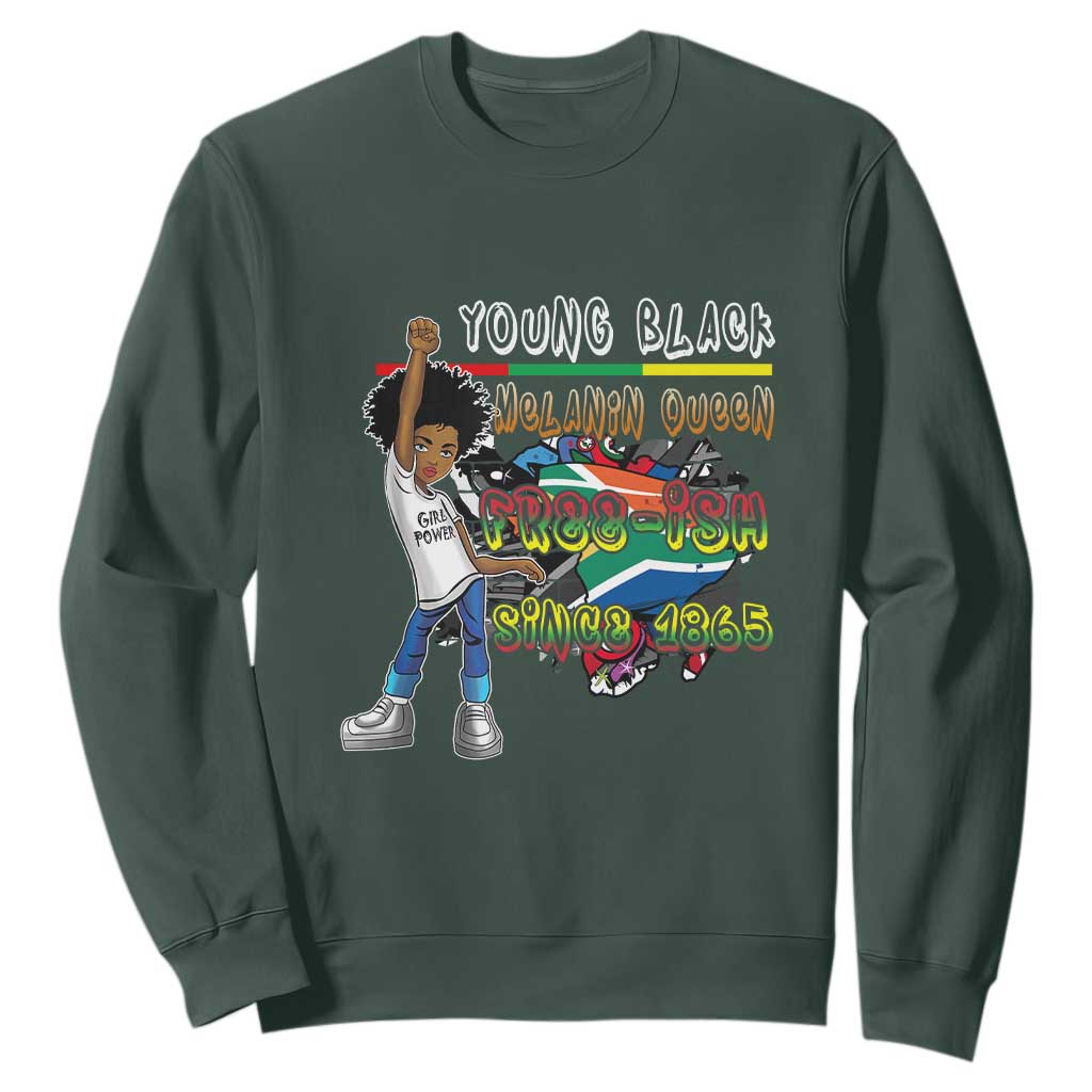 Free Ish Juneteenth Sweatshirt Freedom Day Since 1865 TS01