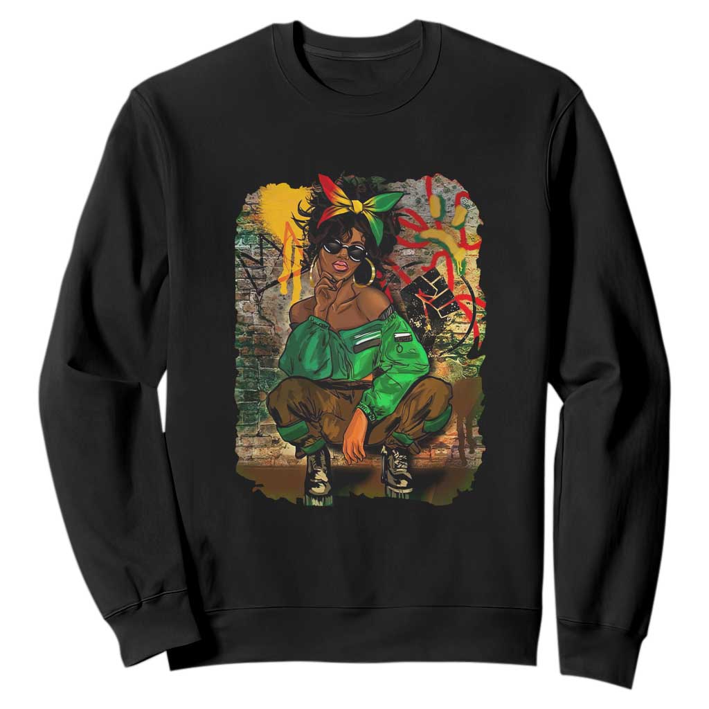 Black Heritage Pride Sweatshirt For Melanin Black Women TS01
