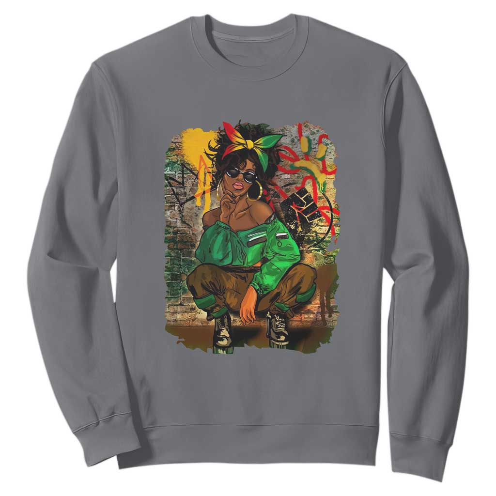 Black Heritage Pride Sweatshirt For Melanin Black Women TS01