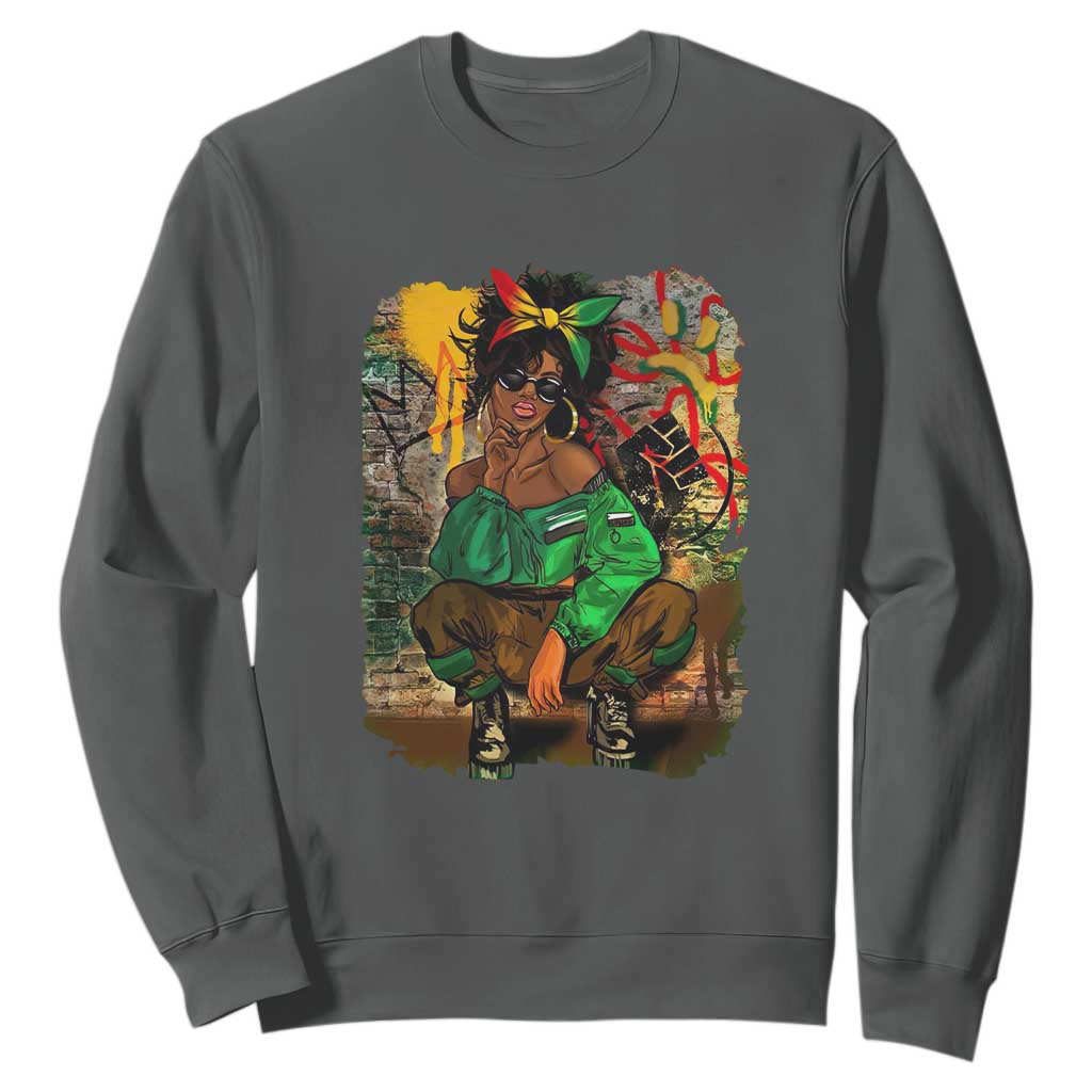 Black Heritage Pride Sweatshirt For Melanin Black Women TS01