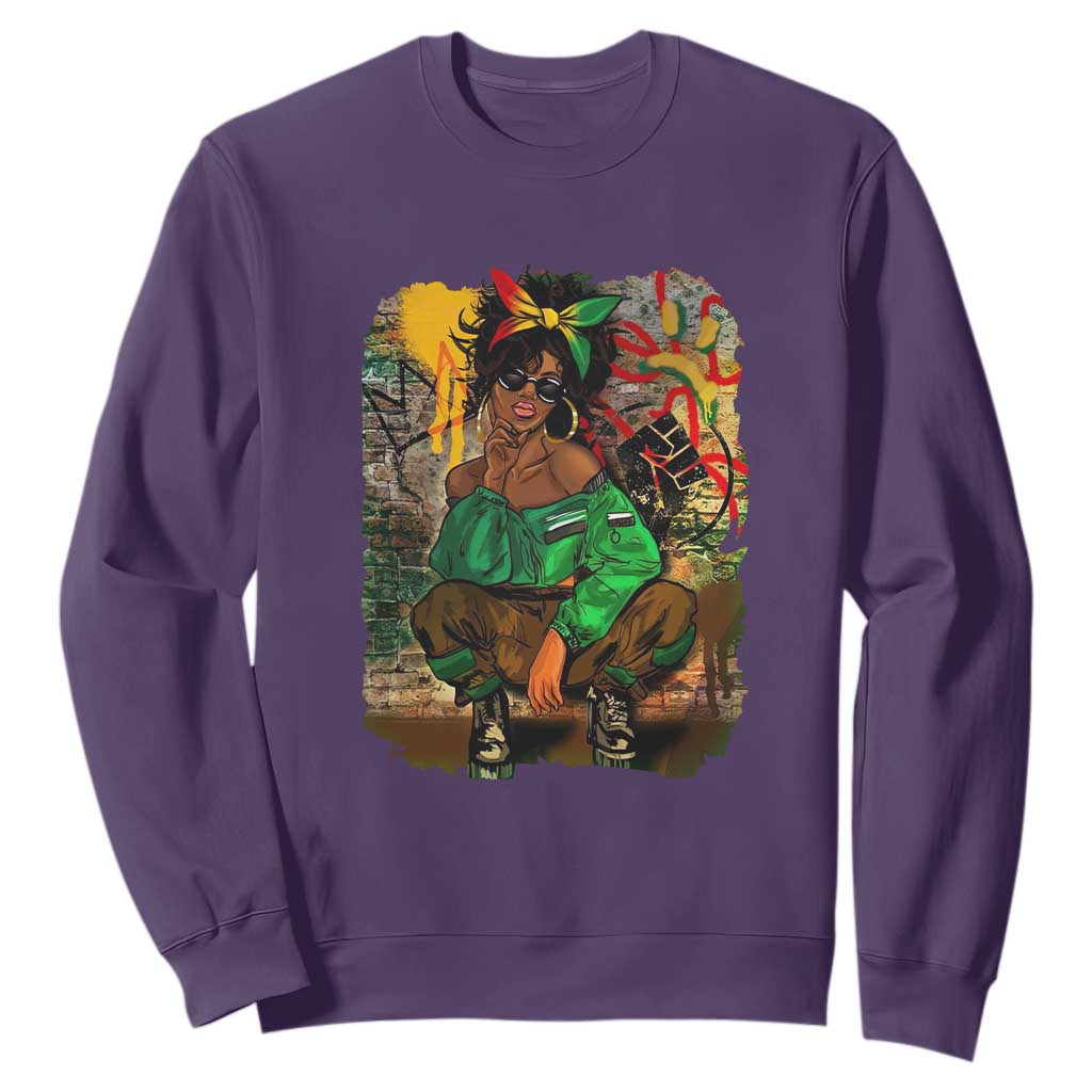 Black Heritage Pride Sweatshirt For Melanin Black Women TS01
