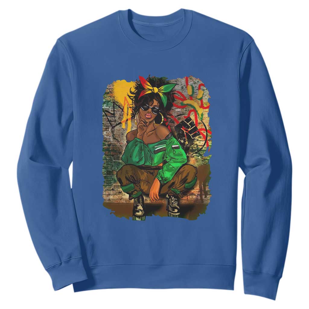 Black Heritage Pride Sweatshirt For Melanin Black Women TS01