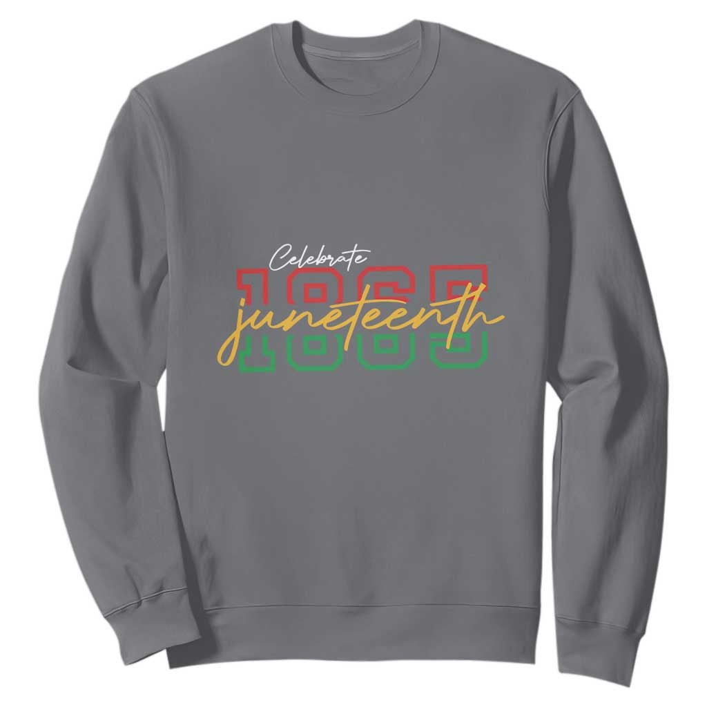 Black History Pride Sweatshirt Celebrate Juneteenth 1865 TS01