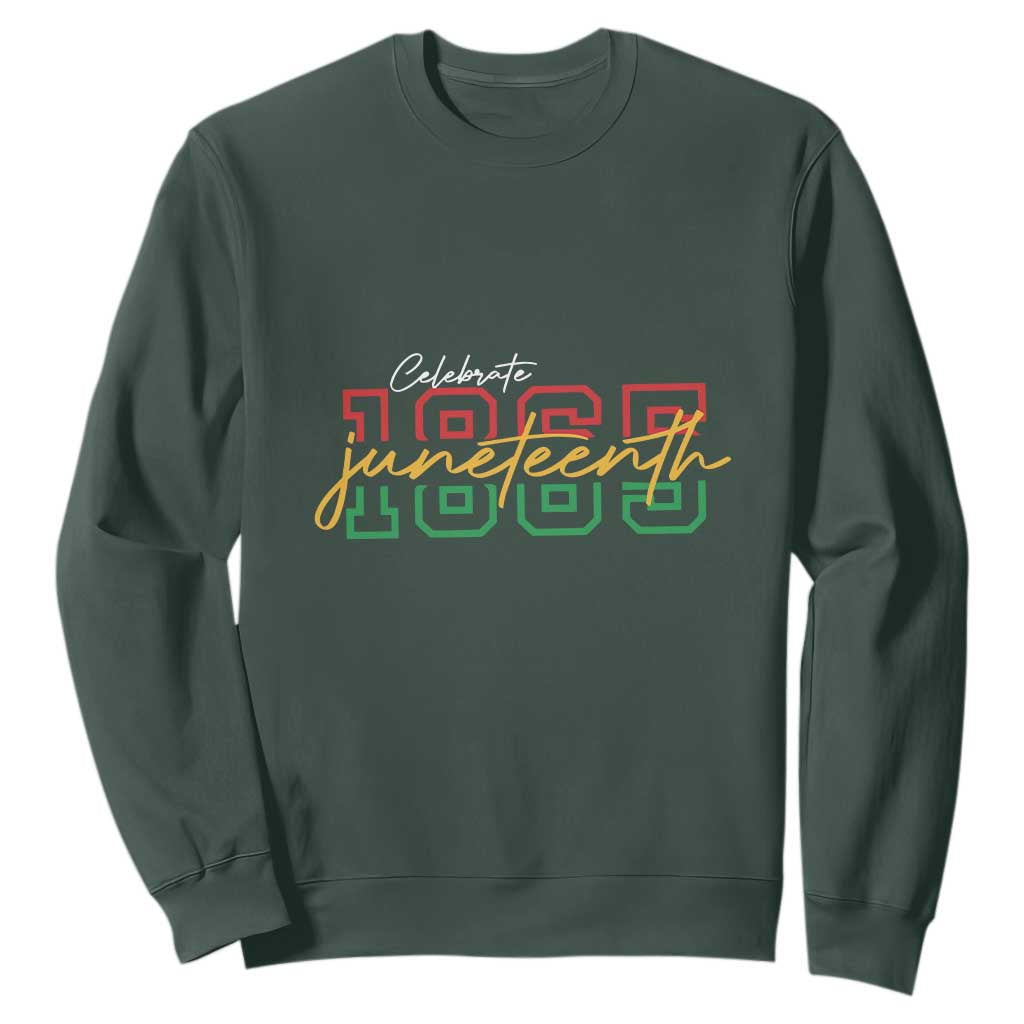 Black History Pride Sweatshirt Celebrate Juneteenth 1865 TS01