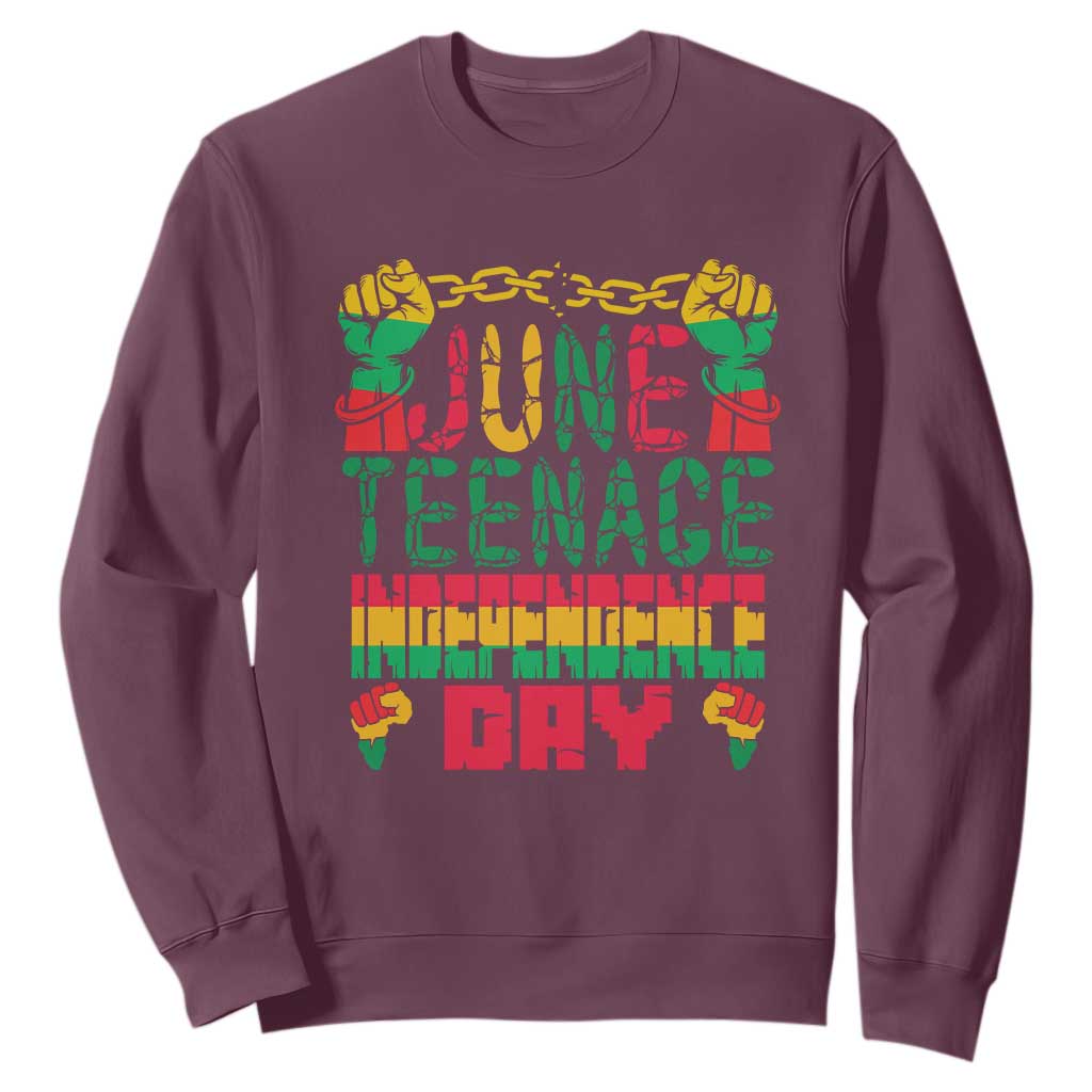 Juneteenth 1865 Independence Day Sweatshirt TS01
