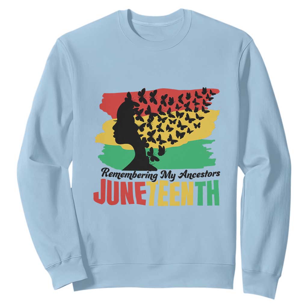 Juneteenth 1865 Sweatshirt Remembering My Ancestors TS01