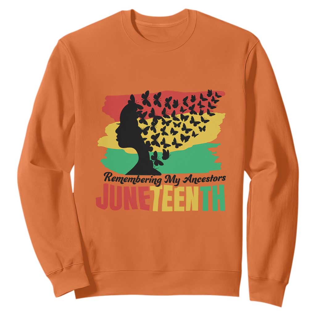 Juneteenth 1865 Sweatshirt Remembering My Ancestors TS01