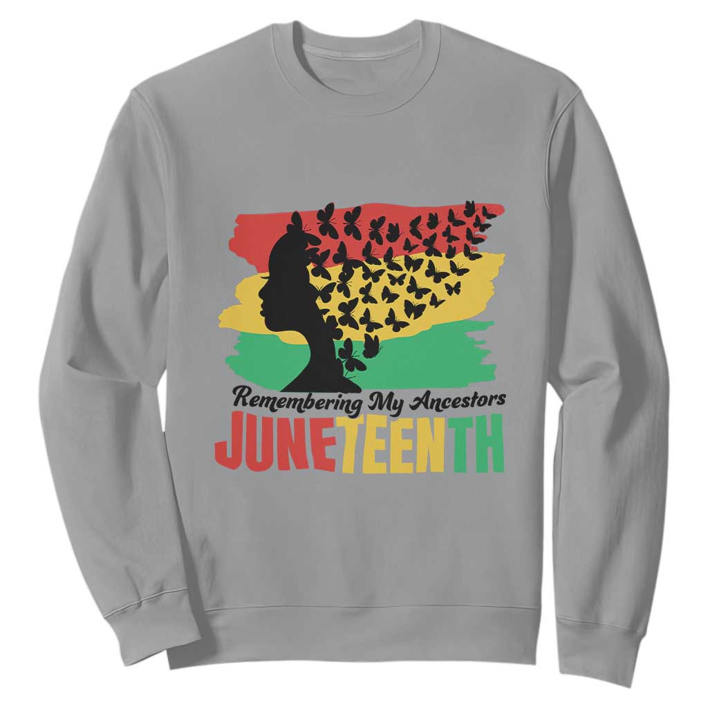 Juneteenth 1865 Sweatshirt Remembering My Ancestors TS01