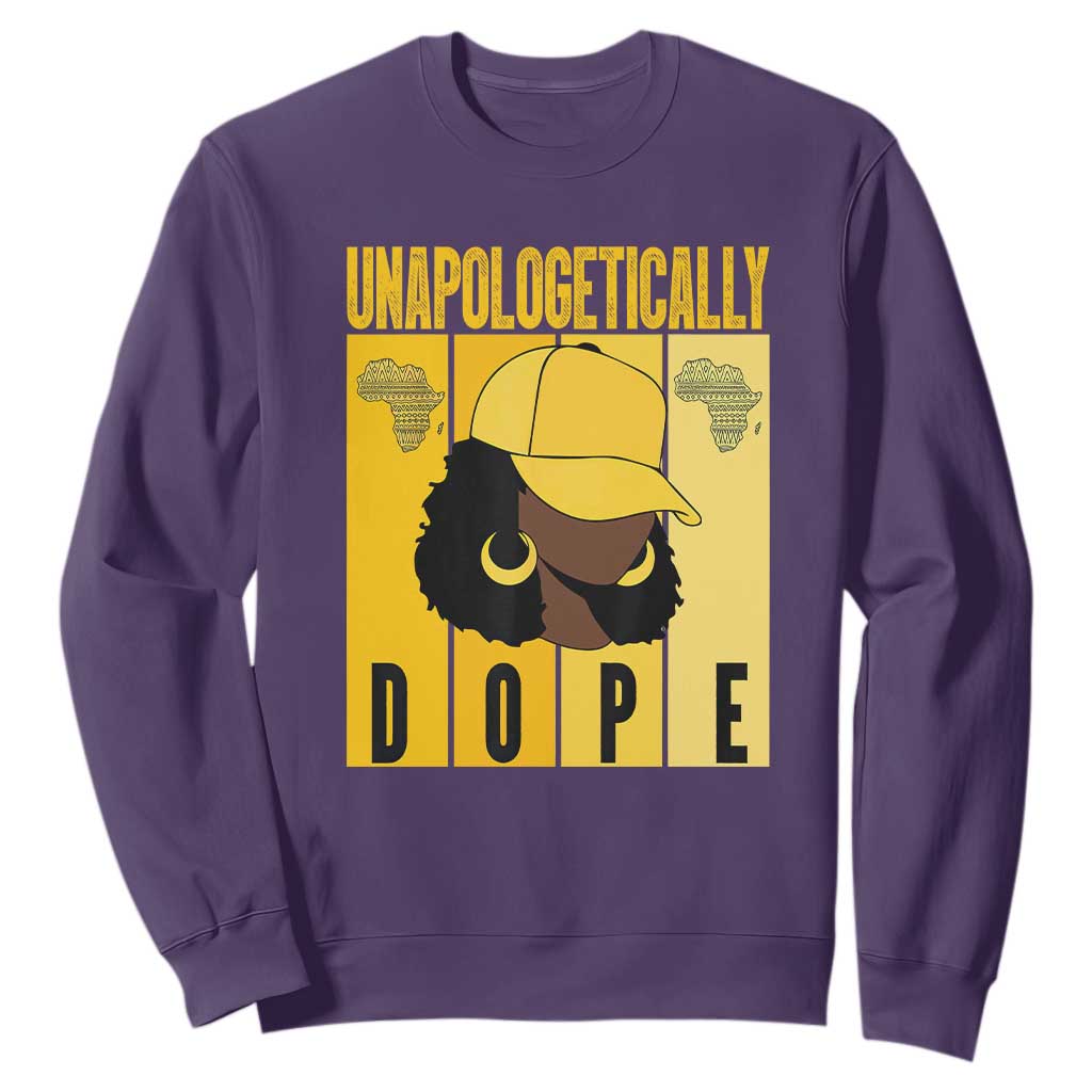 Unapologetically Dope Sweatshirt Black History Month African America TS01