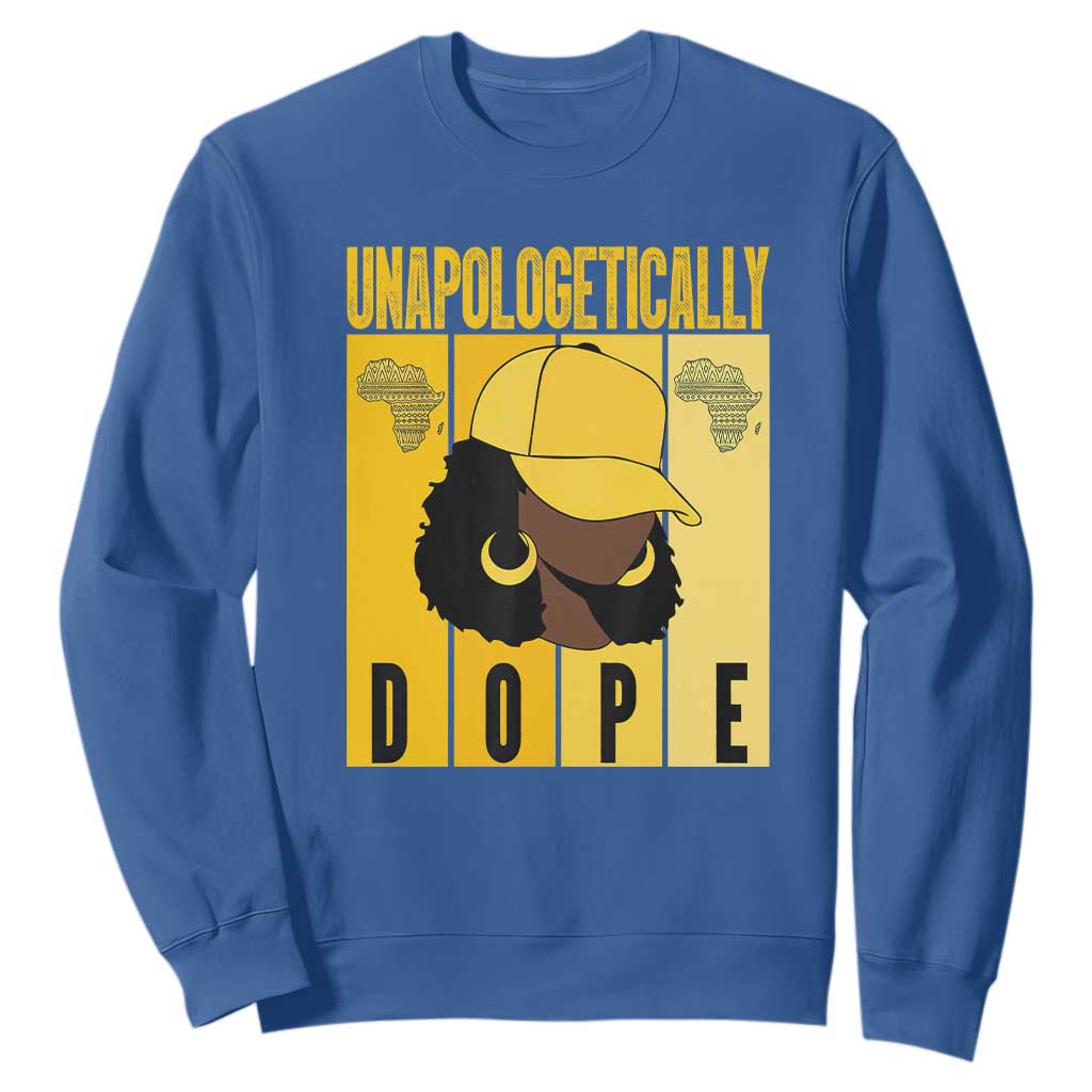 Unapologetically Dope Sweatshirt Black History Month African America TS01
