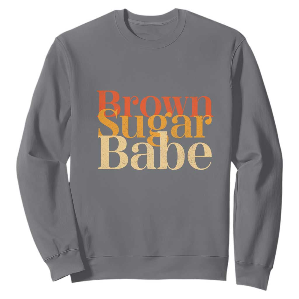 Brown Sugar Babe Sweatshirt Proud Black History Women Pride Juneteenth TS01