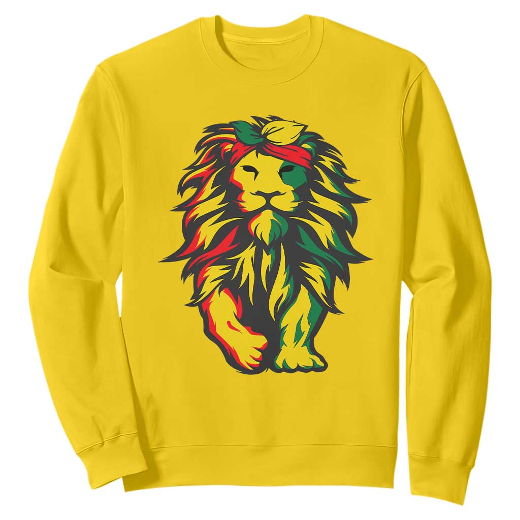 Juneteenth Lion Sweatshirt Cool Black History African American Pride TS01