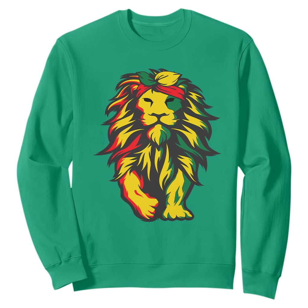 Juneteenth Lion Sweatshirt Cool Black History African American Pride TS01