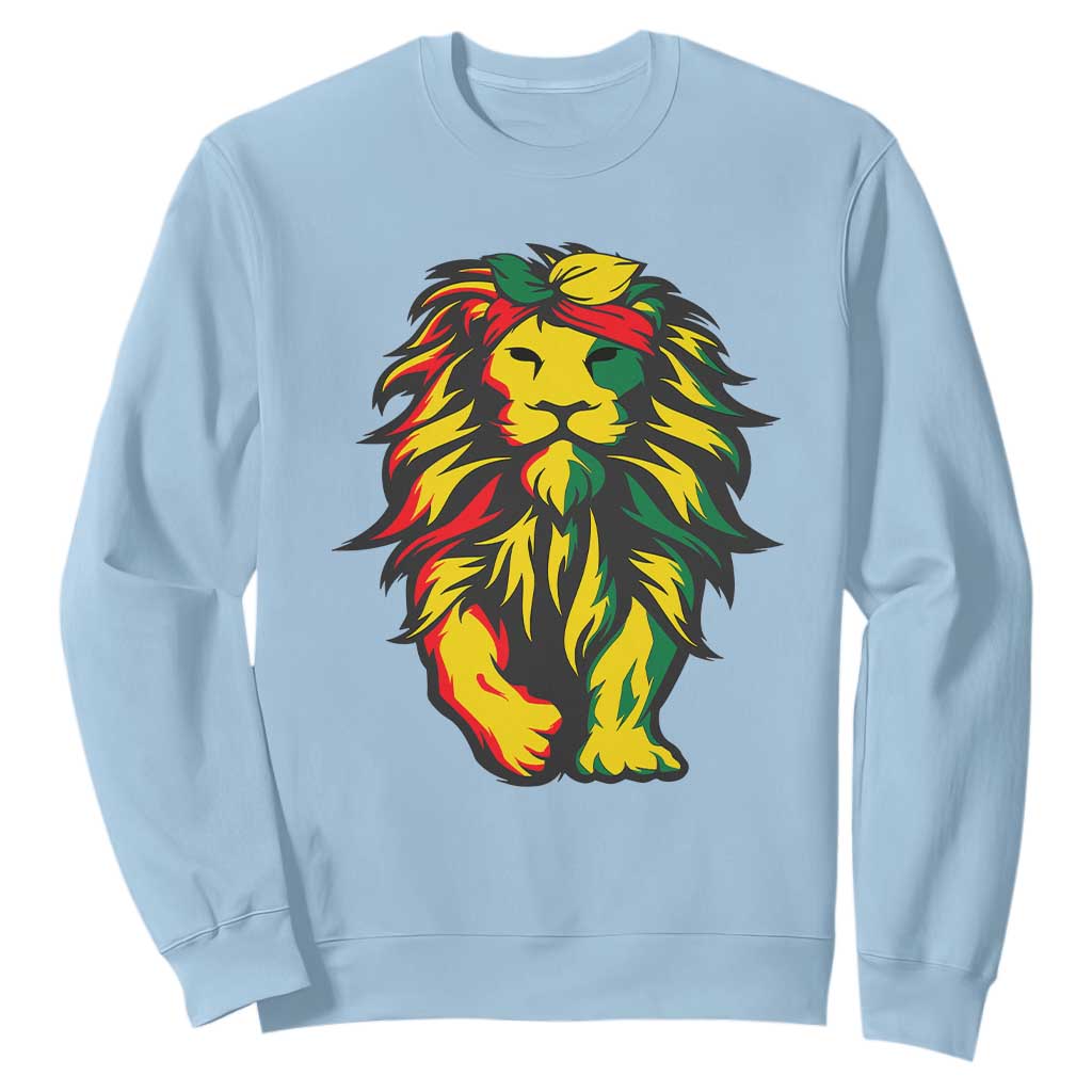 Juneteenth Lion Sweatshirt Cool Black History African American Pride TS01