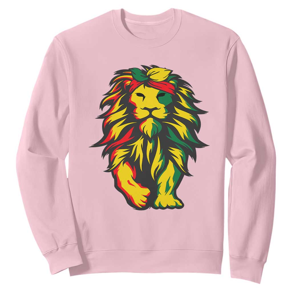 Juneteenth Lion Sweatshirt Cool Black History African American Pride TS01
