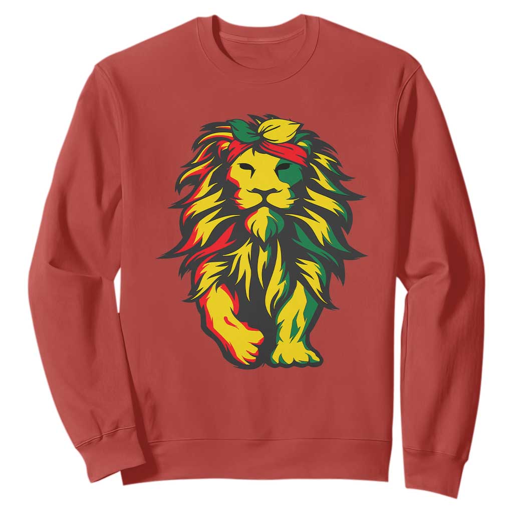 Juneteenth Lion Sweatshirt Cool Black History African American Pride TS01