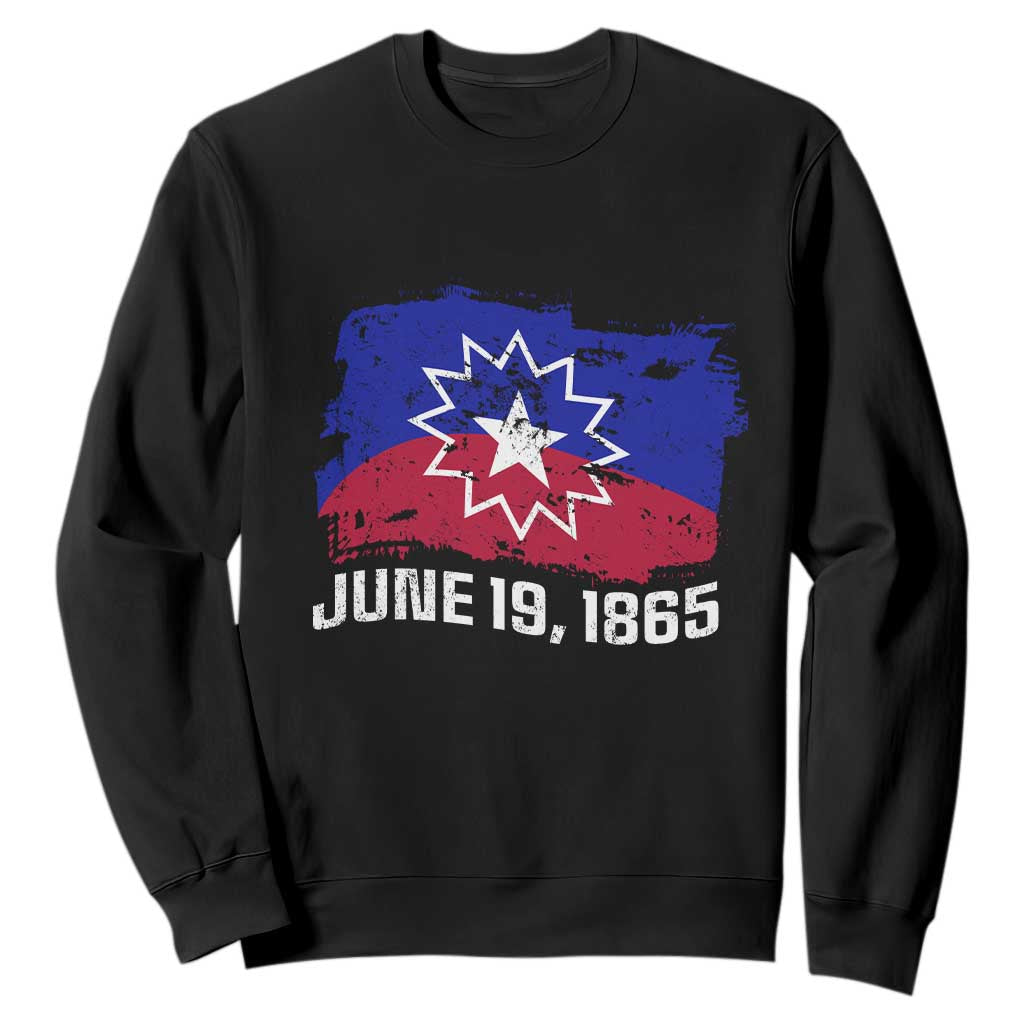 Juneteenth Flag 1865 Sweatshirt Black Freedom Black History TS01