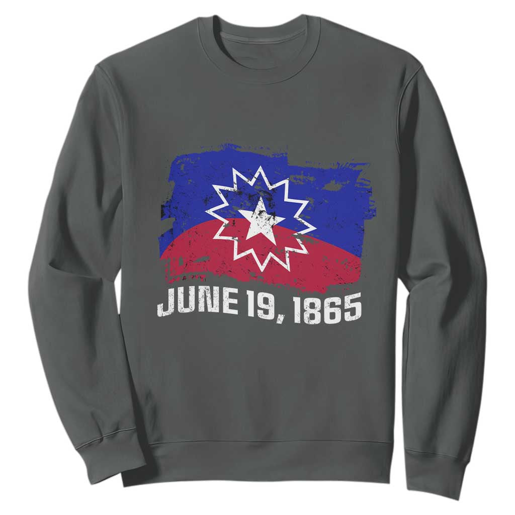 Juneteenth Flag 1865 Sweatshirt Black Freedom Black History TS01
