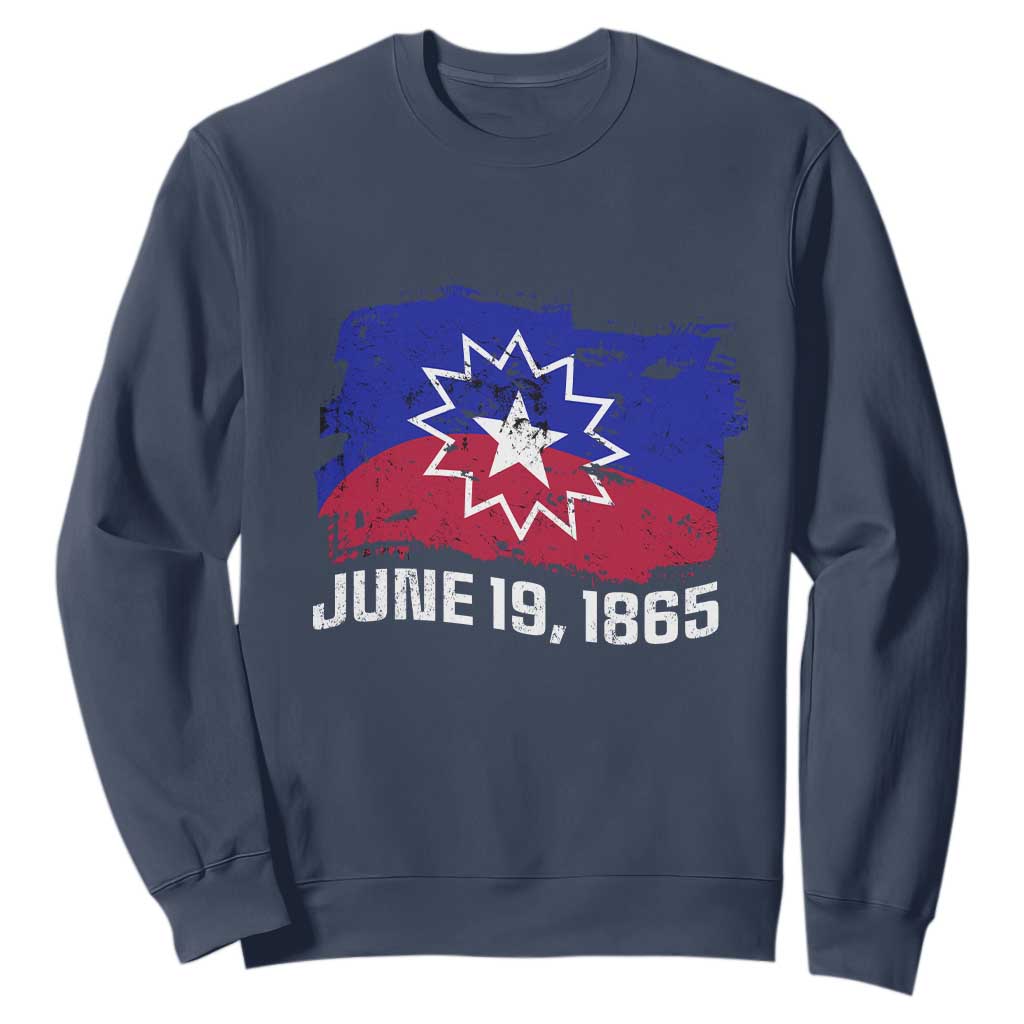 Juneteenth Flag 1865 Sweatshirt Black Freedom Black History TS01