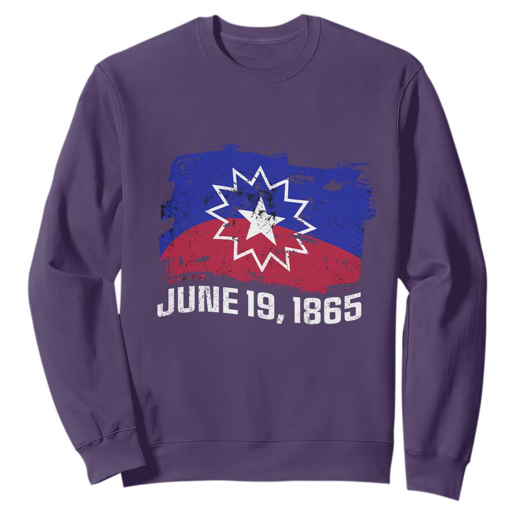 Juneteenth Flag 1865 Sweatshirt Black Freedom Black History TS01