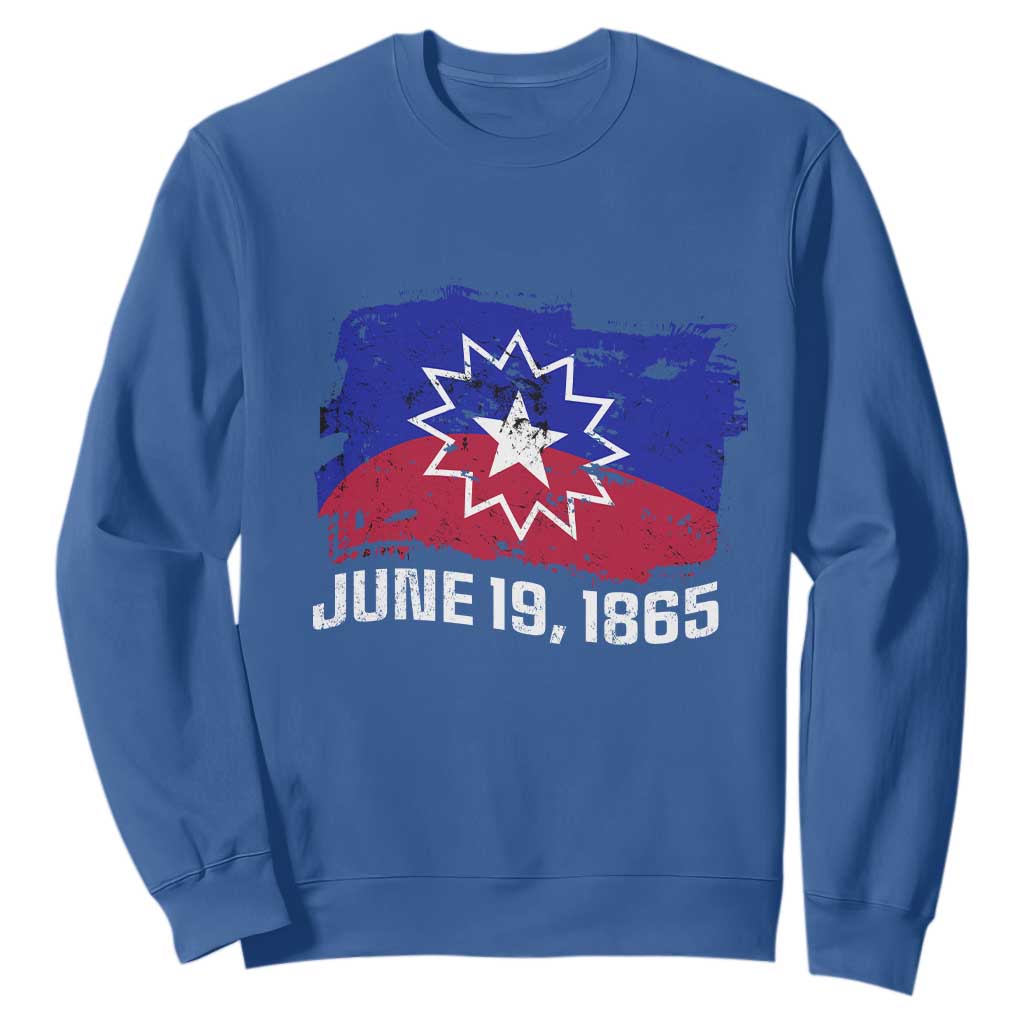 Juneteenth Flag 1865 Sweatshirt Black Freedom Black History TS01