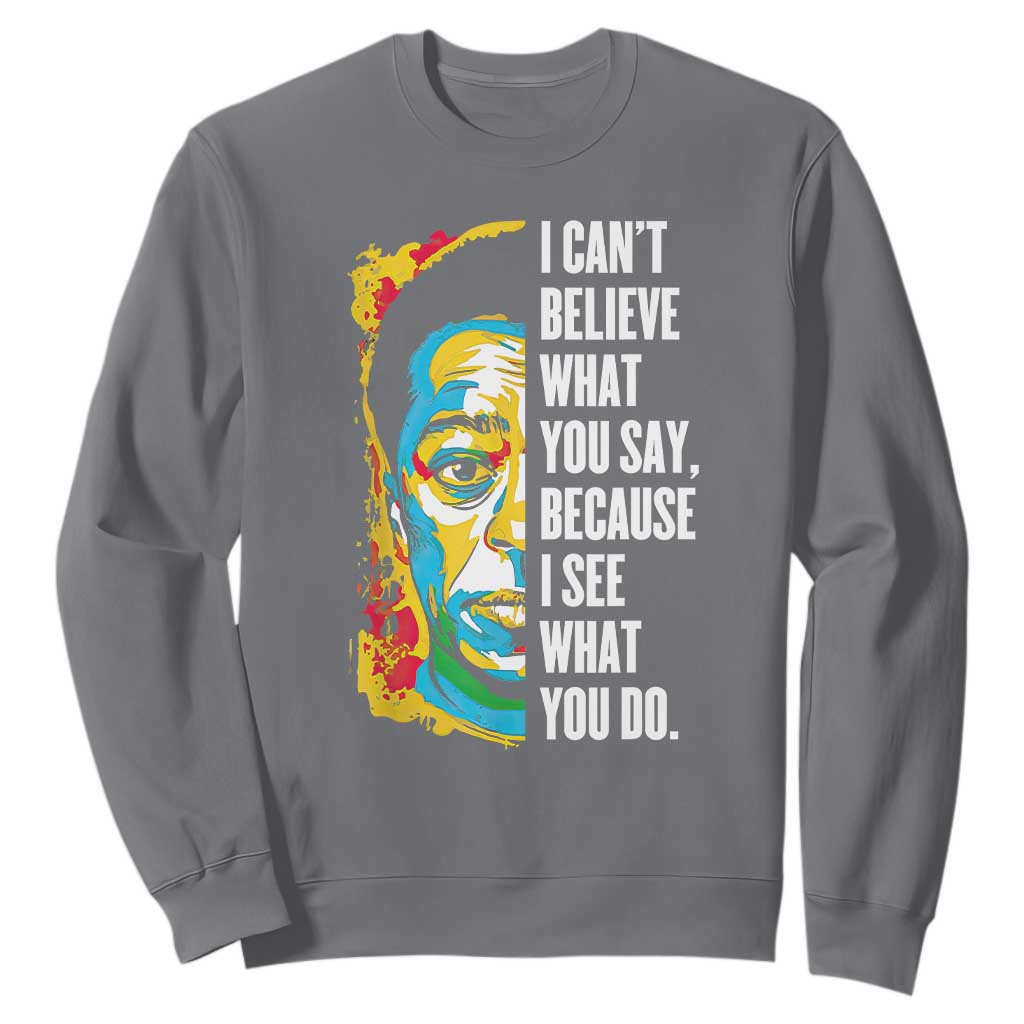 James Baldwin Graffiti Art Sweatshirt Juneteenth Black History Month TS01