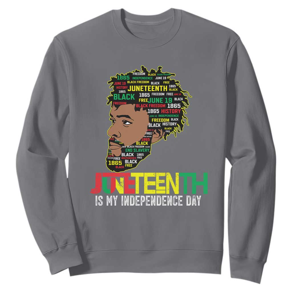 Juneteenth 1865 King Sweatshirt June 19th Black Freedom African American History TS01