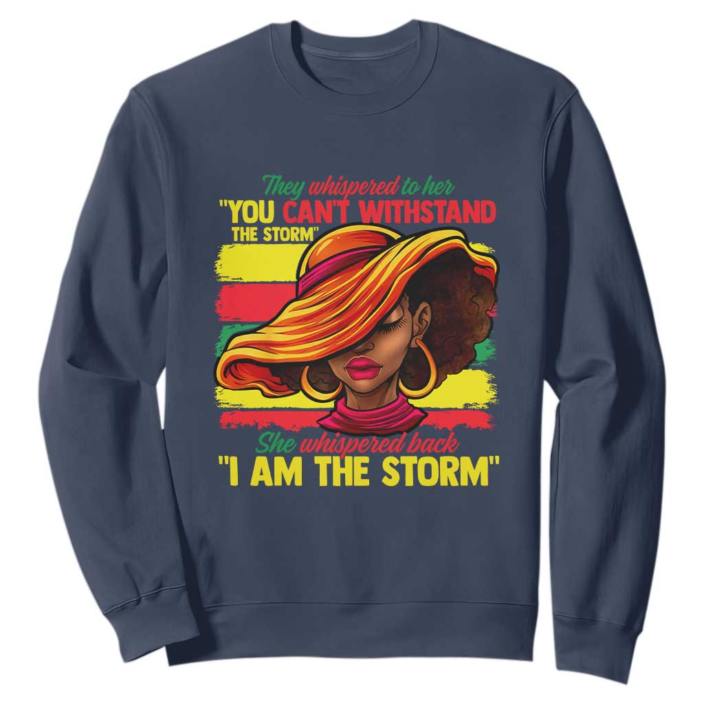 Proud Black African American Ladies Sweatshirt Black History Month TS01