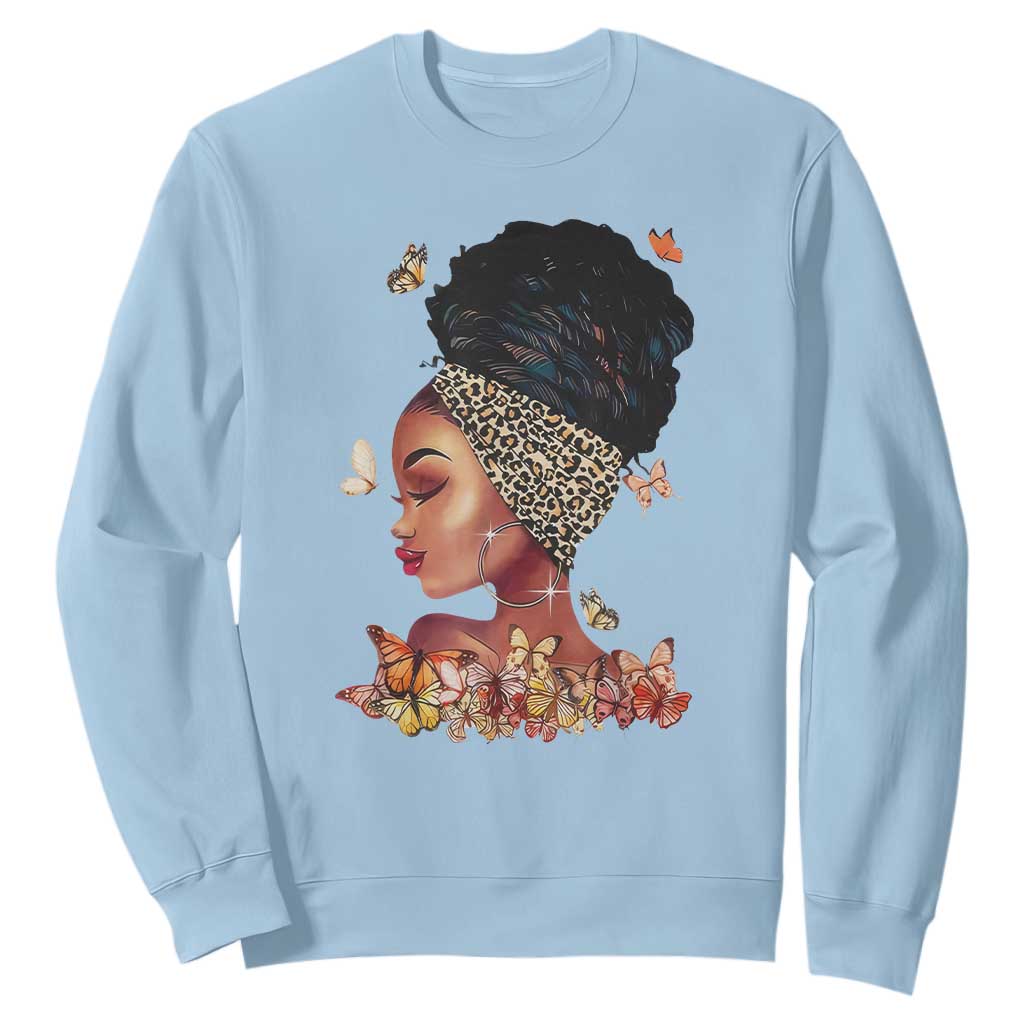 Black Girl Magic Sweatshirt Afro Melanin Queen African American Women TS01