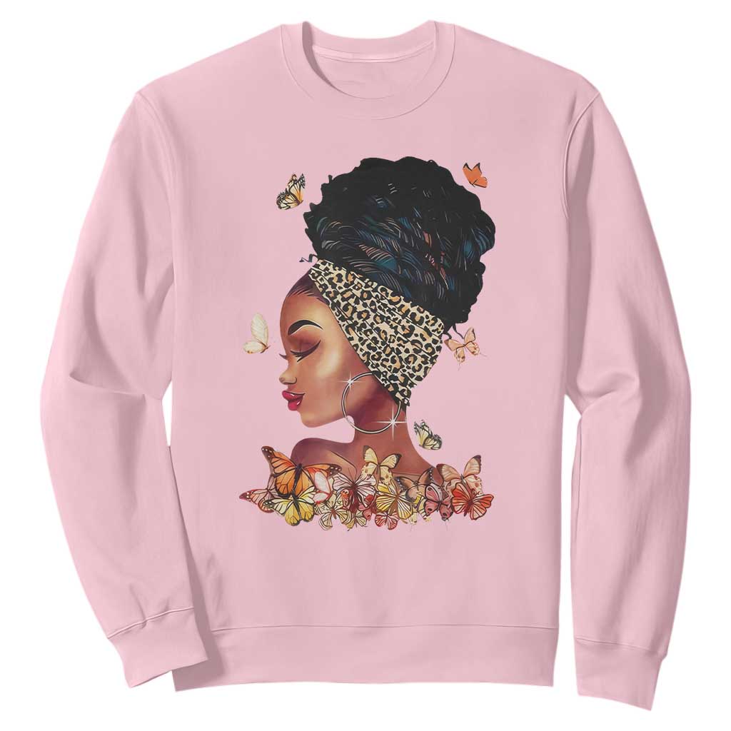 Black Girl Magic Sweatshirt Afro Melanin Queen African American Women TS01
