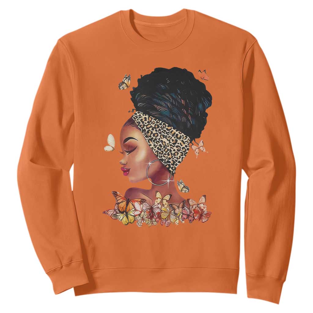 Black Girl Magic Sweatshirt Afro Melanin Queen African American Women TS01