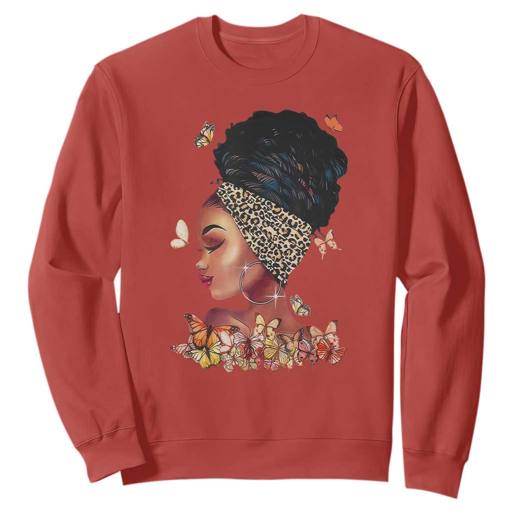 Black Girl Magic Sweatshirt Afro Melanin Queen African American Women TS01