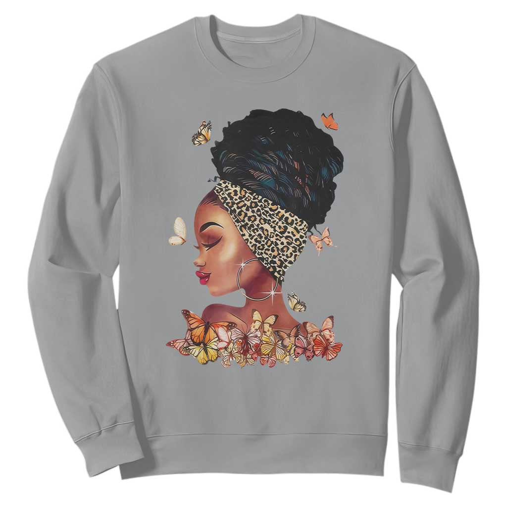 Black Girl Magic Sweatshirt Afro Melanin Queen African American Women TS01
