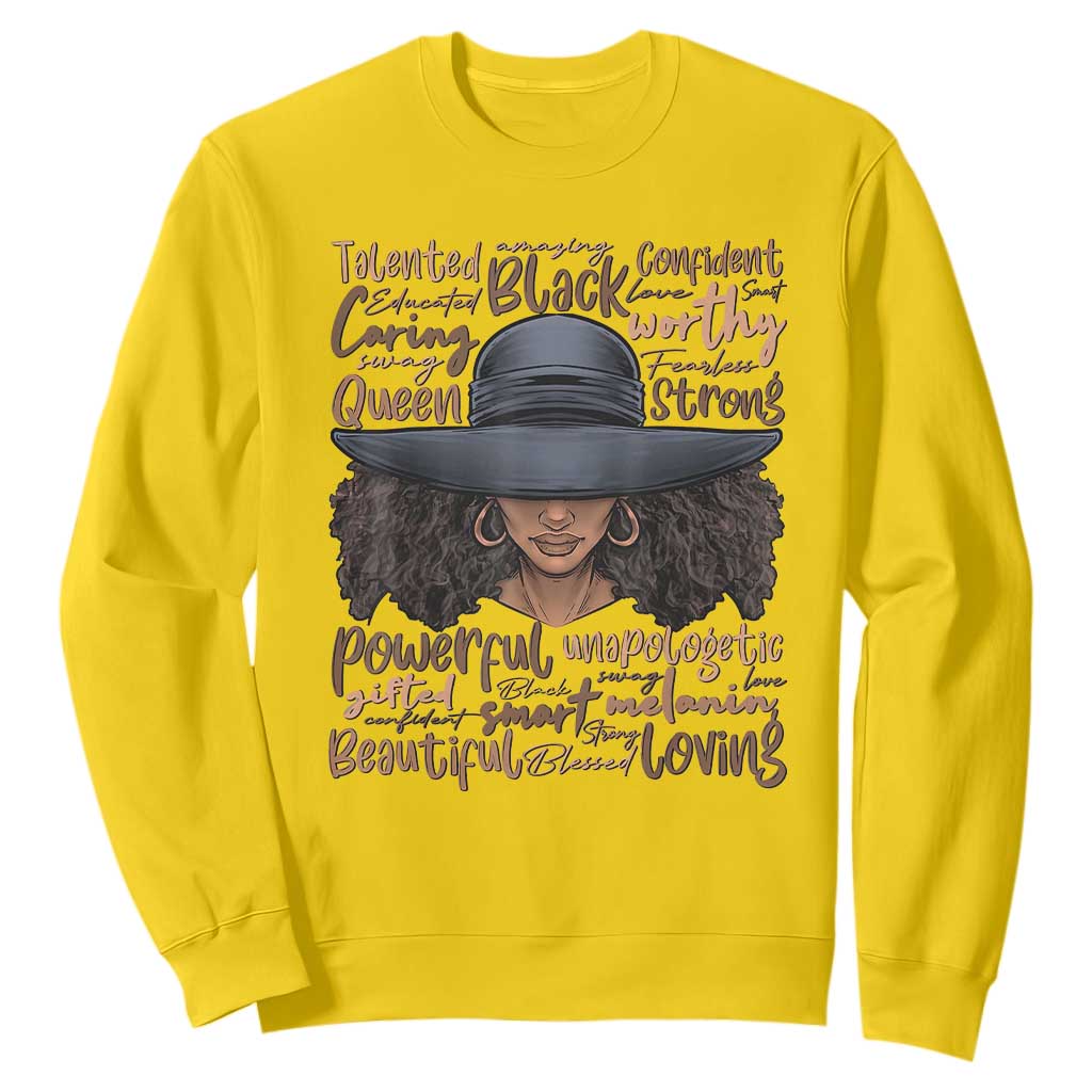 African Black History Sweatshirt African American Ladies Juneteenth TS01