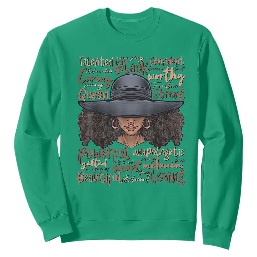 African Black History Sweatshirt African American Ladies Juneteenth TS01
