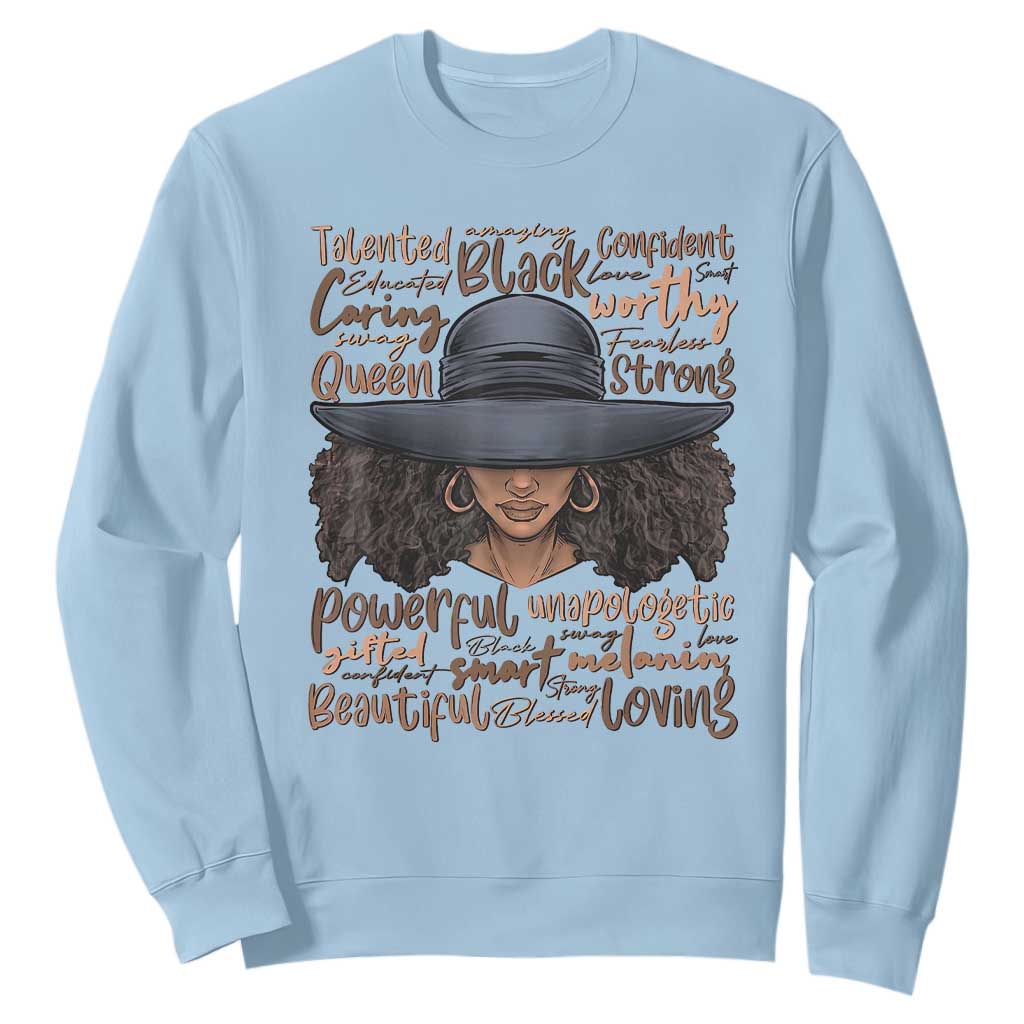 African Black History Sweatshirt African American Ladies Juneteenth TS01