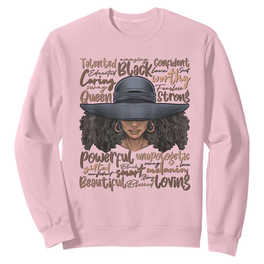 African Black History Sweatshirt African American Ladies Juneteenth TS01