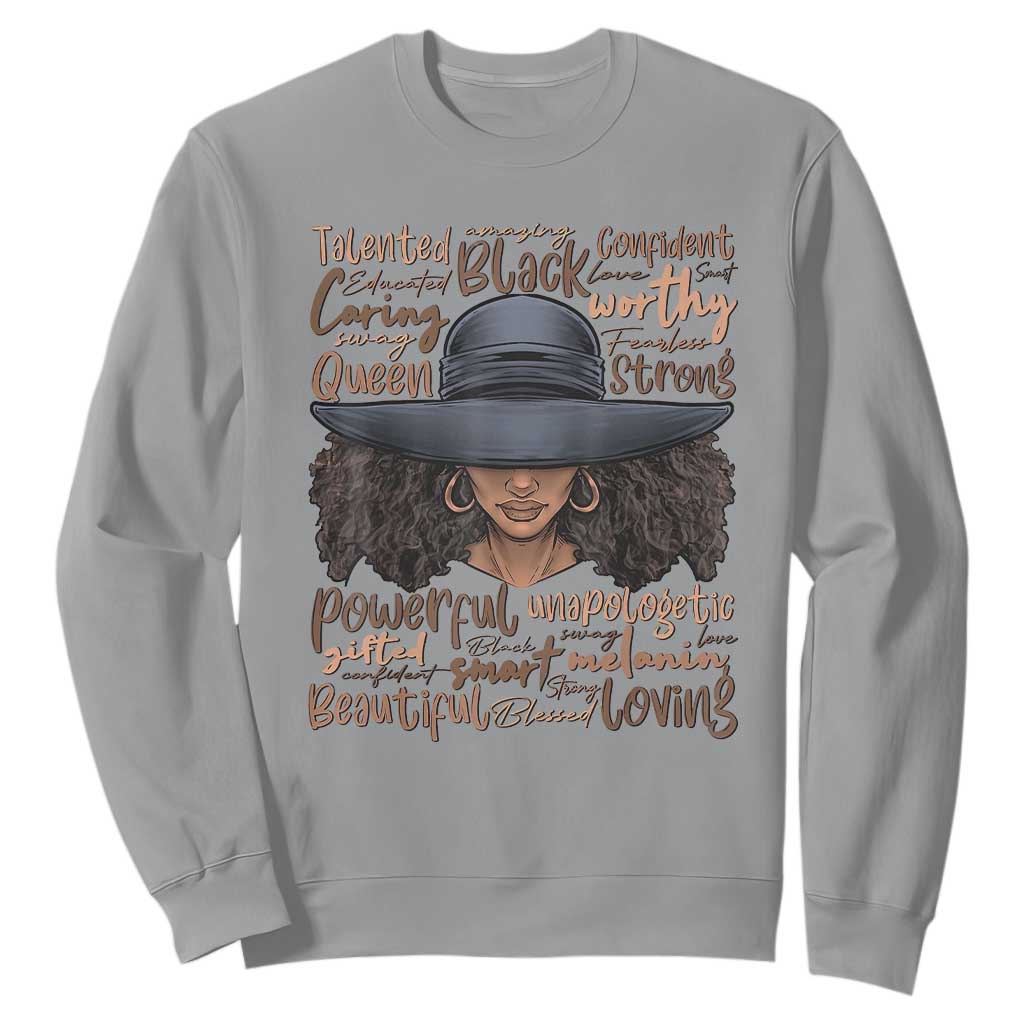 African Black History Sweatshirt African American Ladies Juneteenth TS01