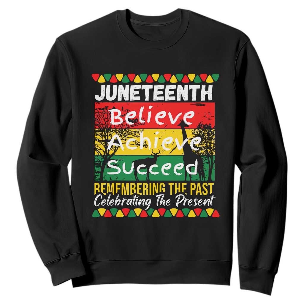 Juneteenth Is My Independence Day Sweatshirt Black Pride Melanin TS01
