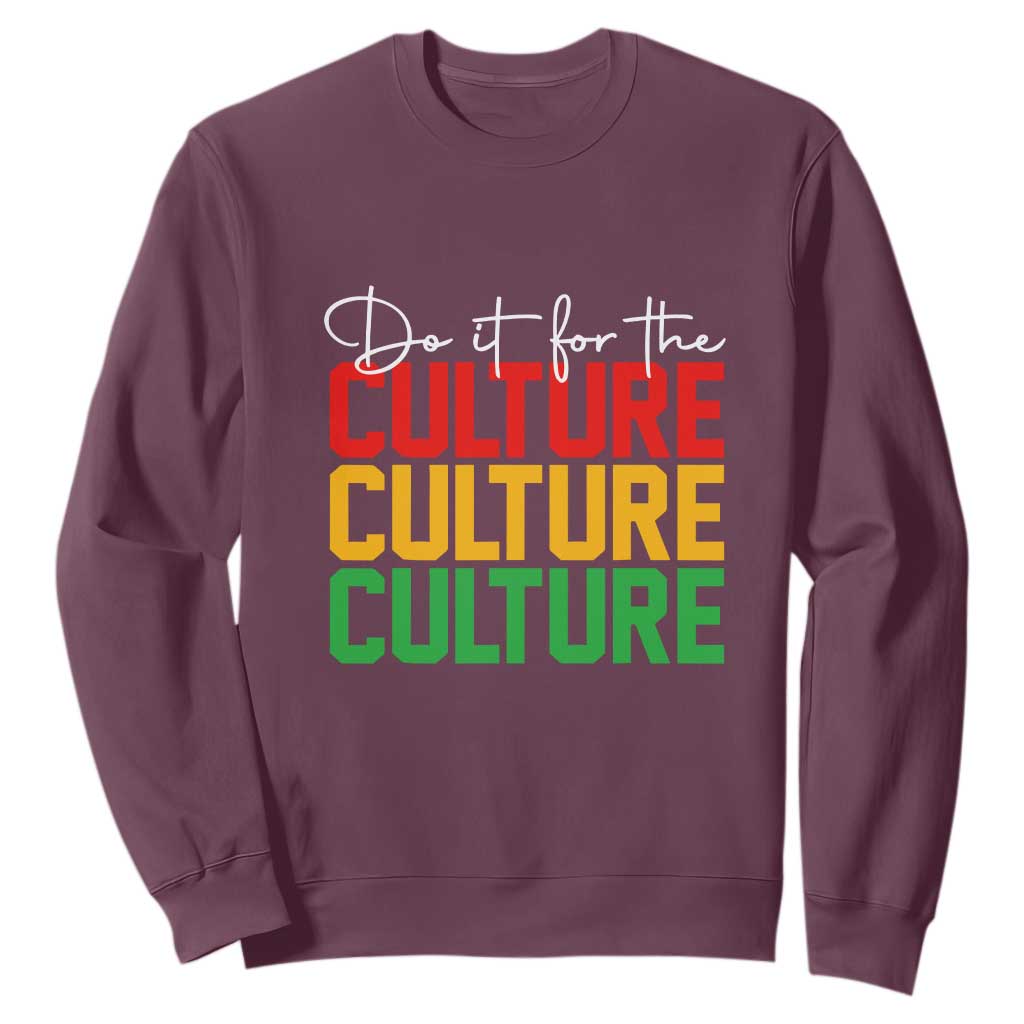 African Pride Sweatshirt Do It For The Culture TS01