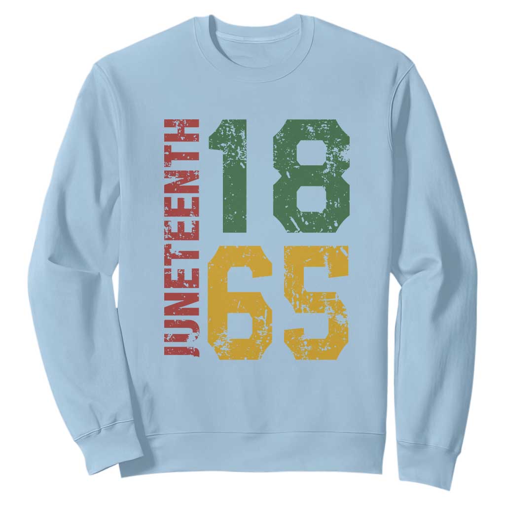 Juneteenth Sweatshirt Celebrating Freedom In African History Since 1865 TS01