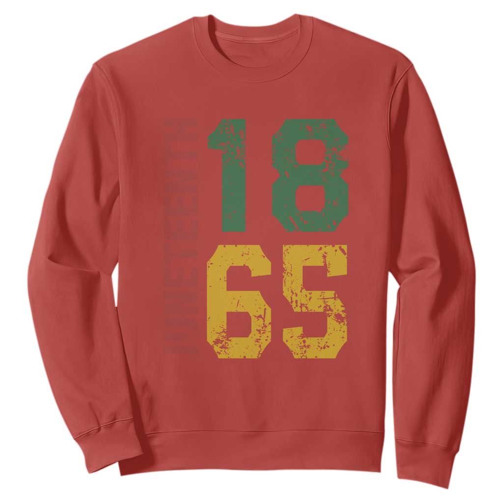 Juneteenth Sweatshirt Celebrating Freedom In African History Since 1865 TS01