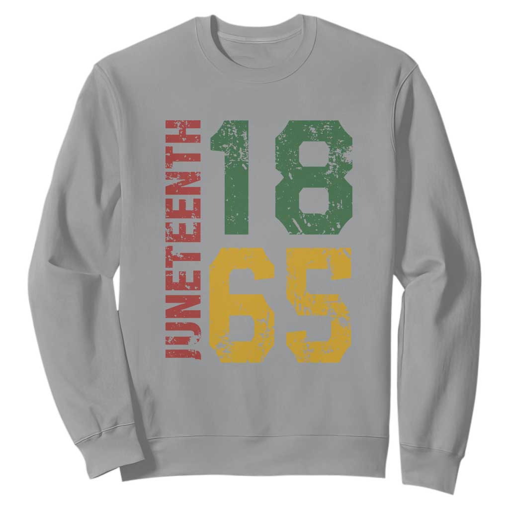Juneteenth Sweatshirt Celebrating Freedom In African History Since 1865 TS01