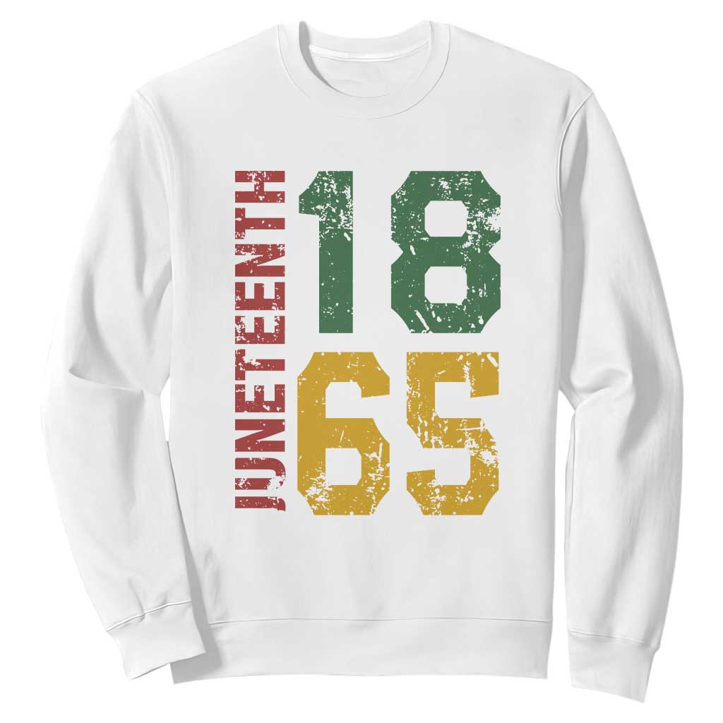 Juneteenth Sweatshirt Celebrating Freedom In African History Since 1865 TS01
