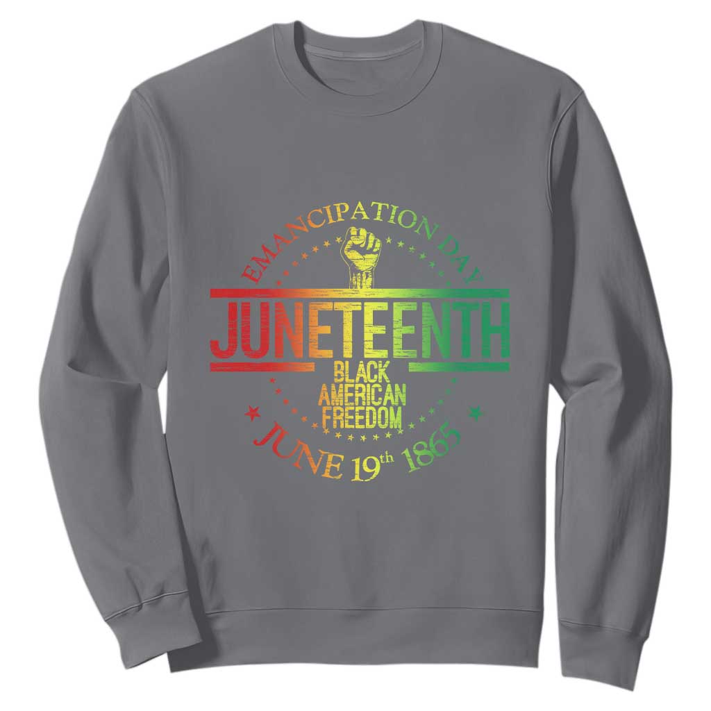 Emancipation Day Juneteenth 1865 Sweatshirt Black American Freedom History June 19th TS01